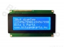 Display LCD HD44780 - 20x4 white on blue 